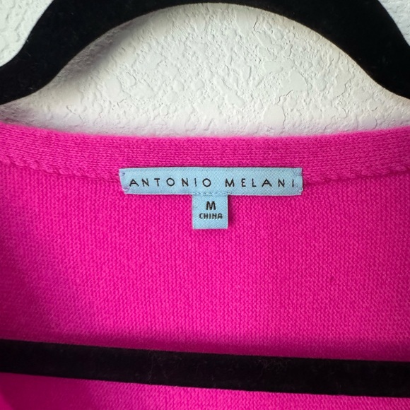 Antonio Melani Cashmere Cowl Neck Sweater - Barbiecore Pink - Picture 3 of 7